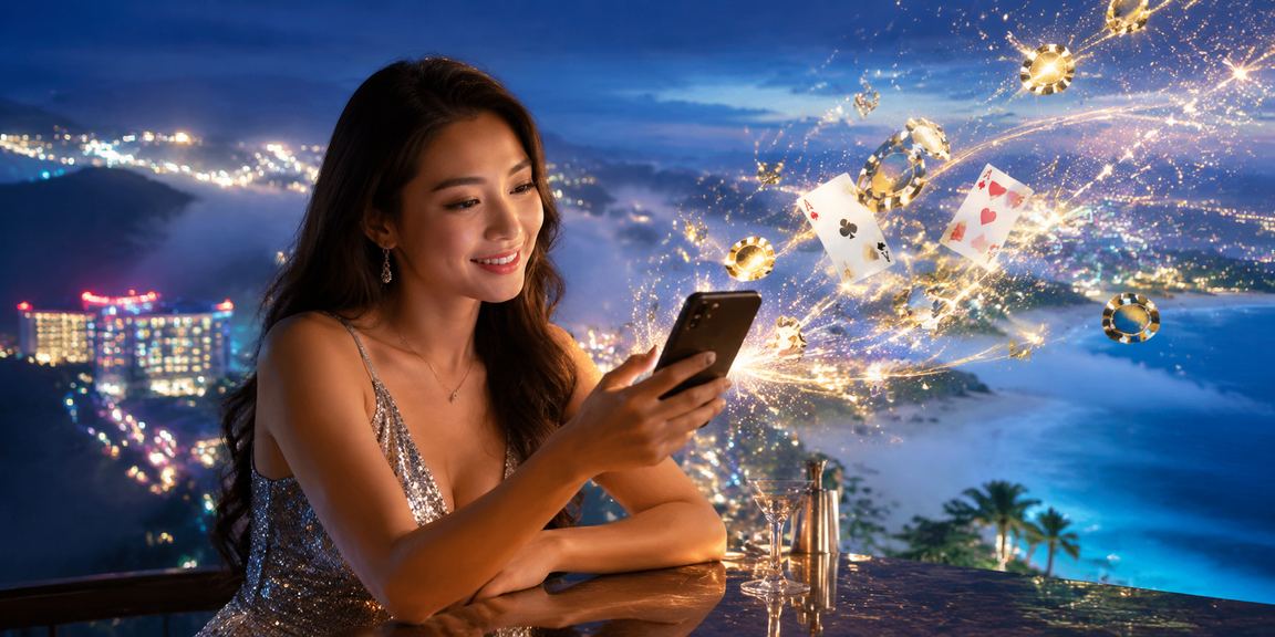 Pengguna menyediakan peranti Android untuk memasang aplikasi najib44 di Genting Highlands